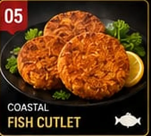 Coastal Fish Cutlet